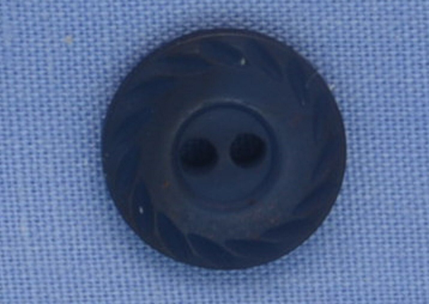 12mm Navy Blue 2 Hole Button (x 4 buttons) - Ann Simpson