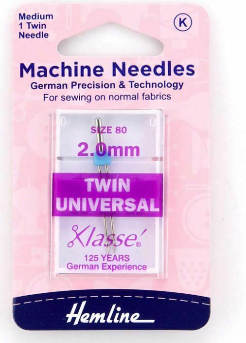 Schmetz 4mm Twin Needle #80