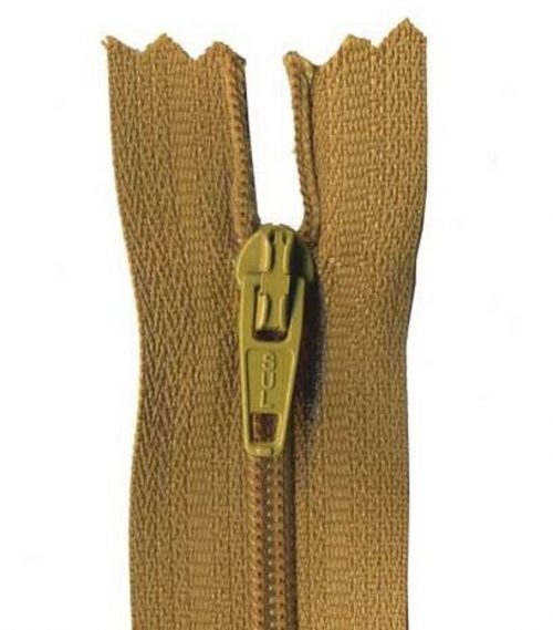 23cm Brown Dress Zip